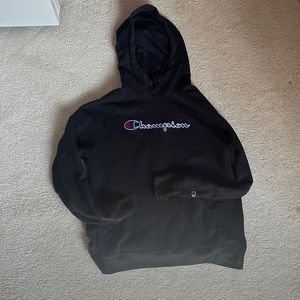 Black champion sweatshirt